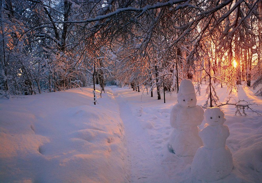 Романтика зимнего вечера