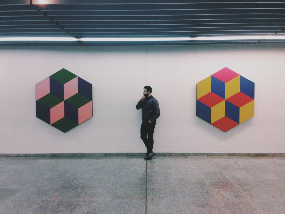 Man a piece of art