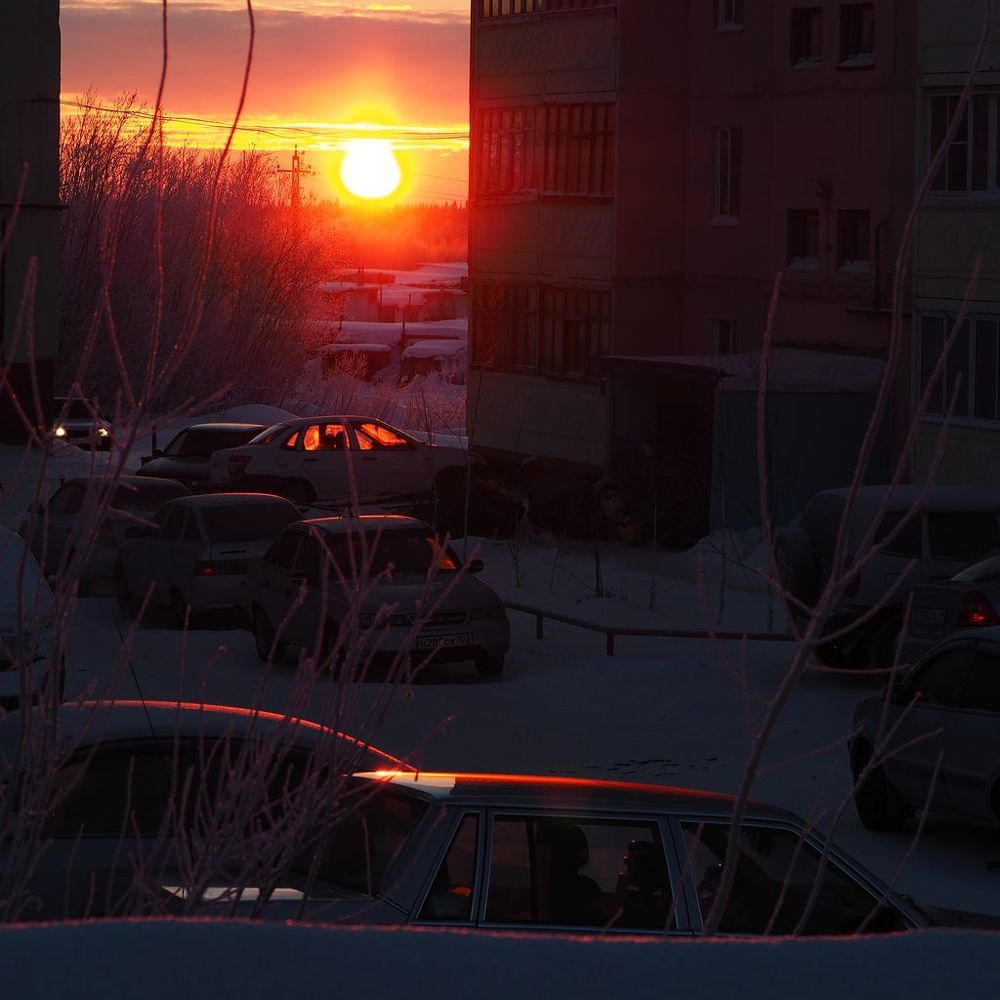 Зимнее солнце приполярья