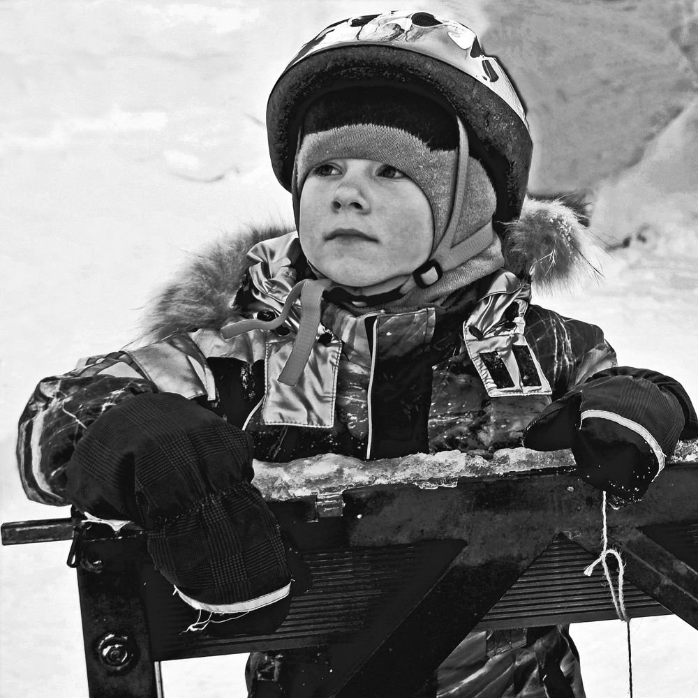 На катке. Наблюдатель.