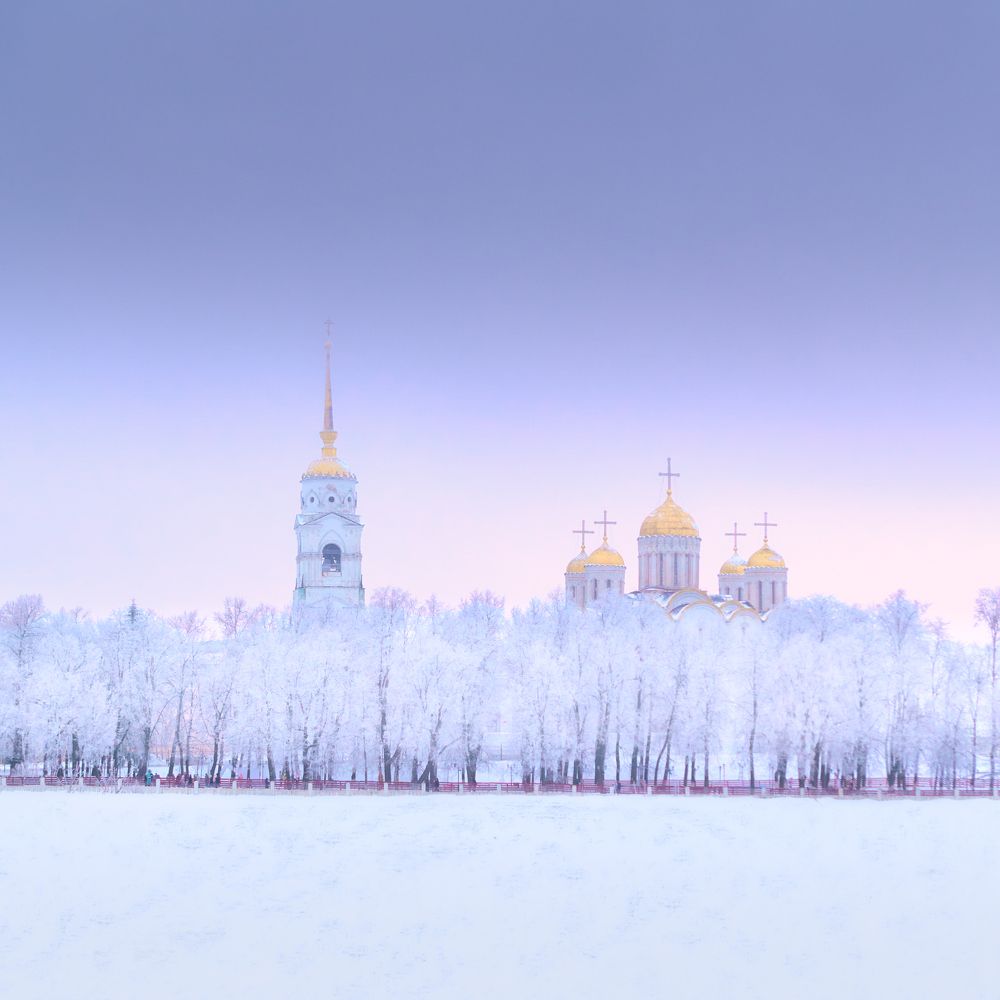 Snowy touch of winter