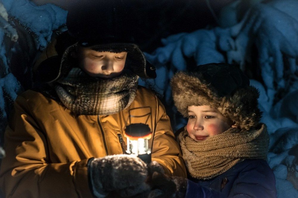 Зима и дети