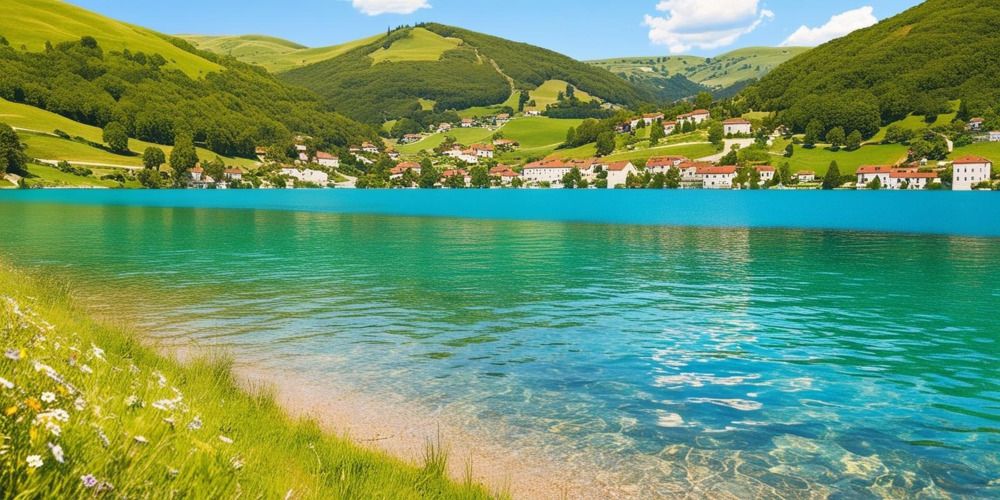 Natural areas of Lake Balaton.