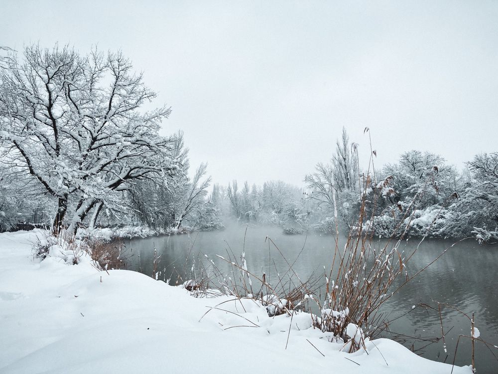 Снежная старая Кубань