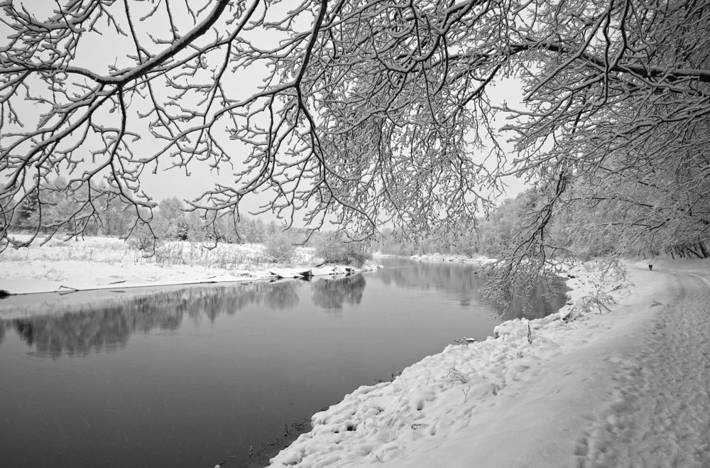 Москва-река новогодняя