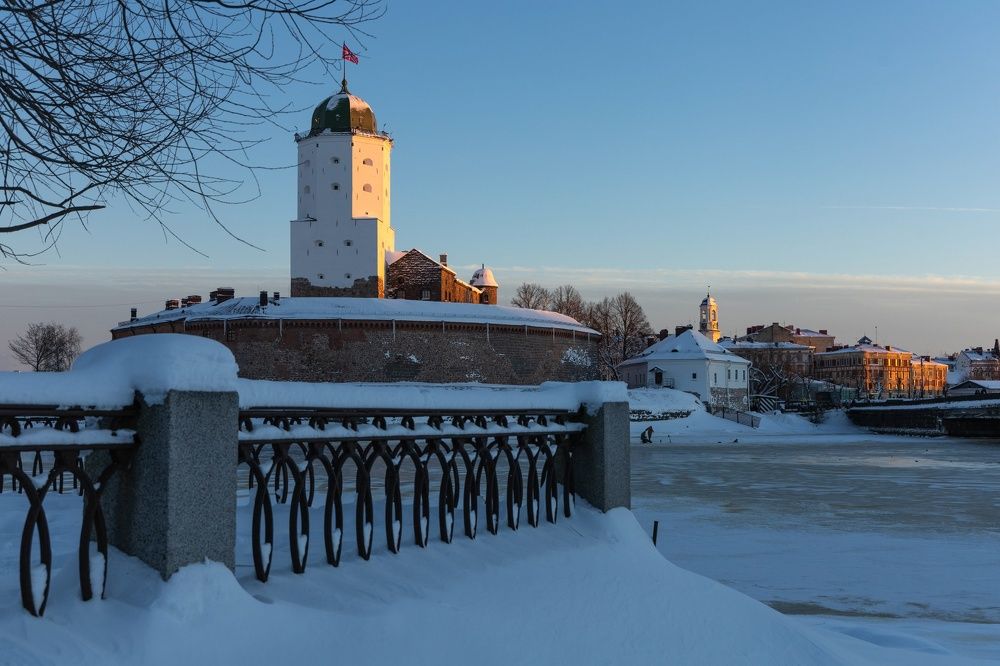 Зима на Замковом острове