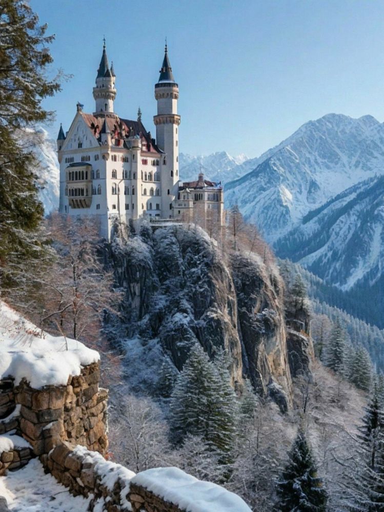 Замок Нойшванштайн (Schloss Neuschwanstein)