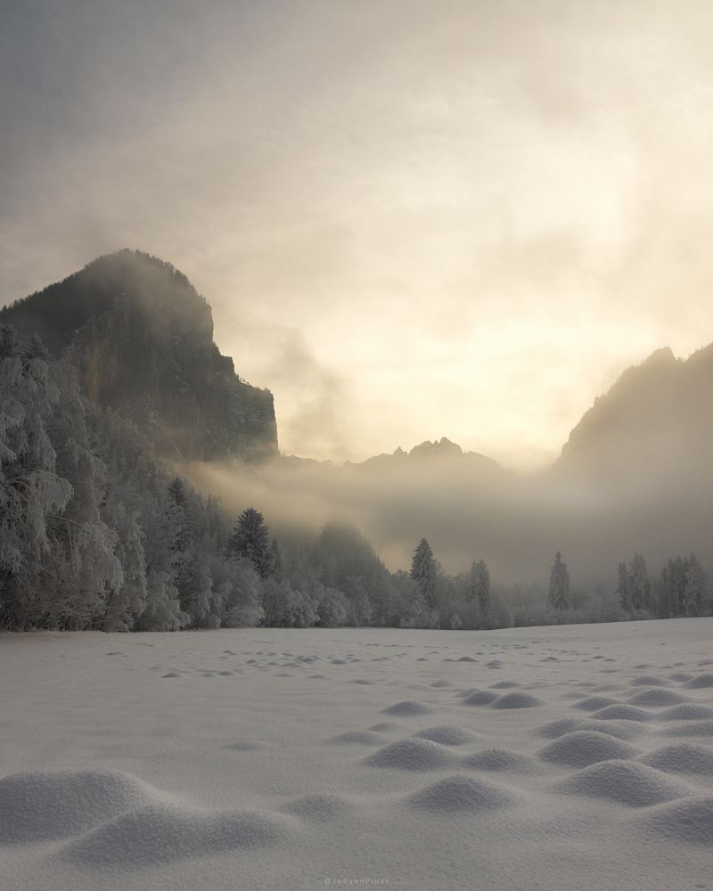 Sunrise in Winter Wonderland