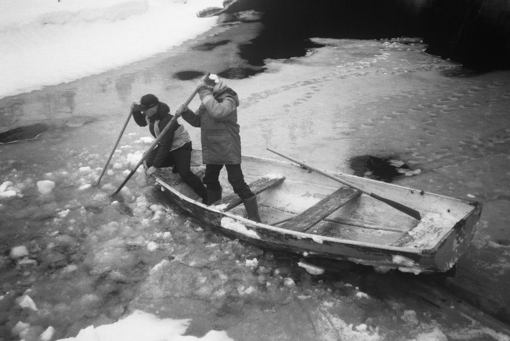 Работа на реке Оредеж