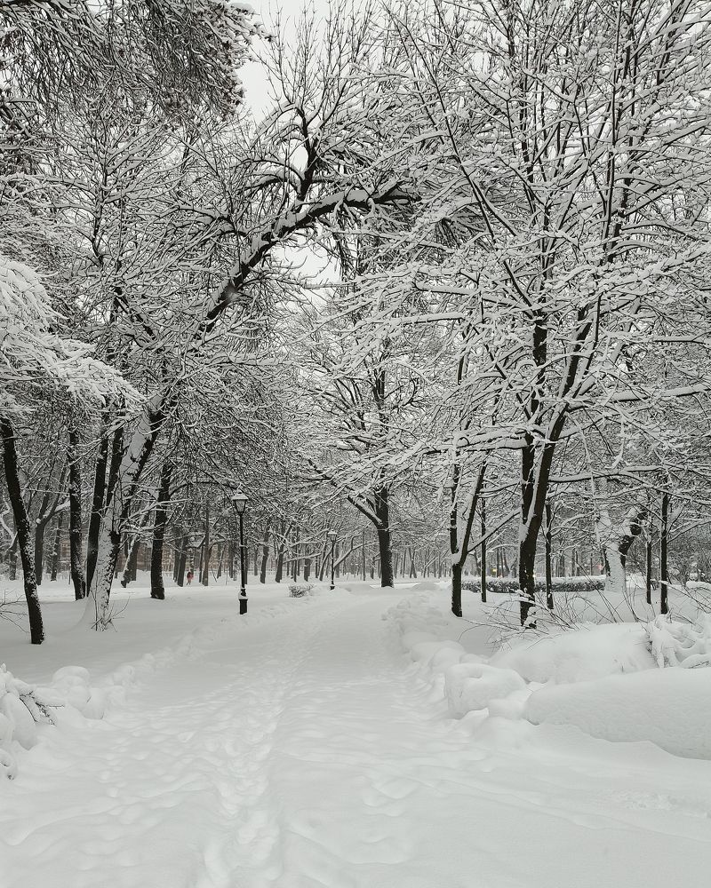 После снегопада