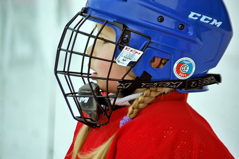 Девчонка-хоккеистка