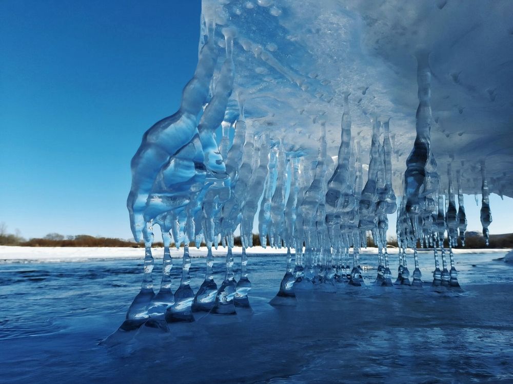 Ледяное чудо зимы.