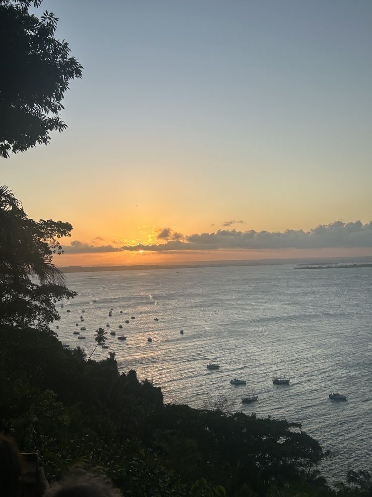 Pôr do Sol no farol de Morro de São Paulo