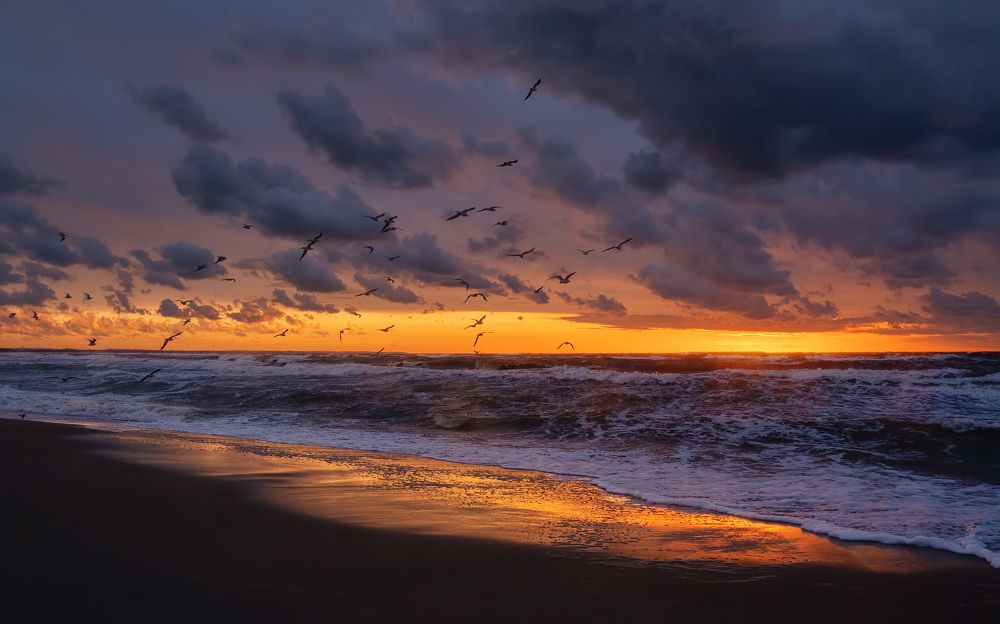 Закат, Балтийское море