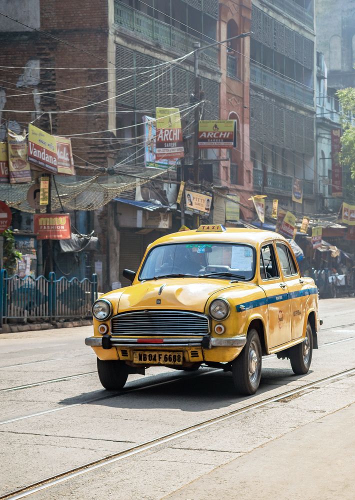 Kolkata's iconic yellow cab