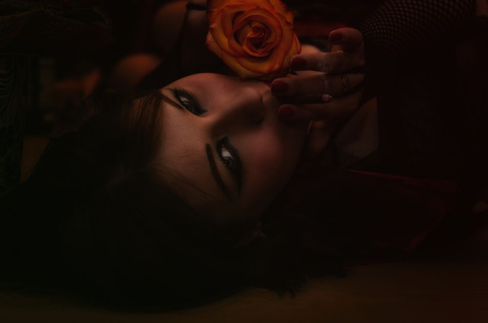 Halloween - cigarettes and flowers