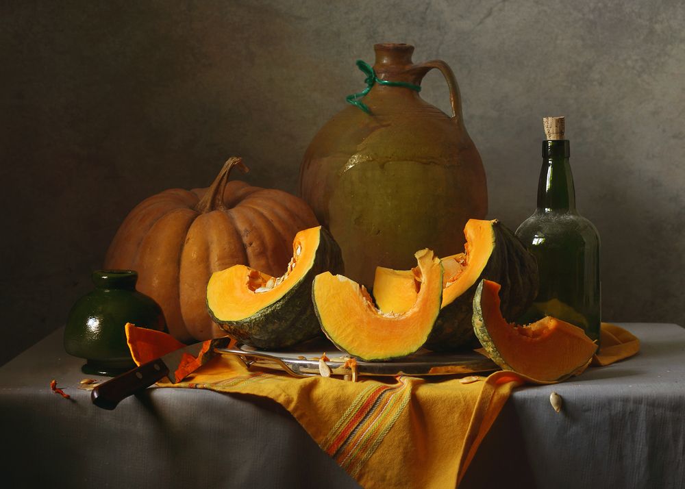 Натюрморт с тыквой