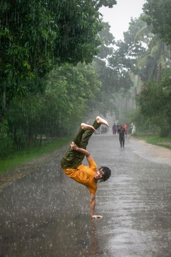 Rain doesn't stop play; it makes it magical!