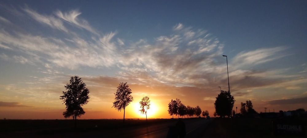 Chasing the sunset