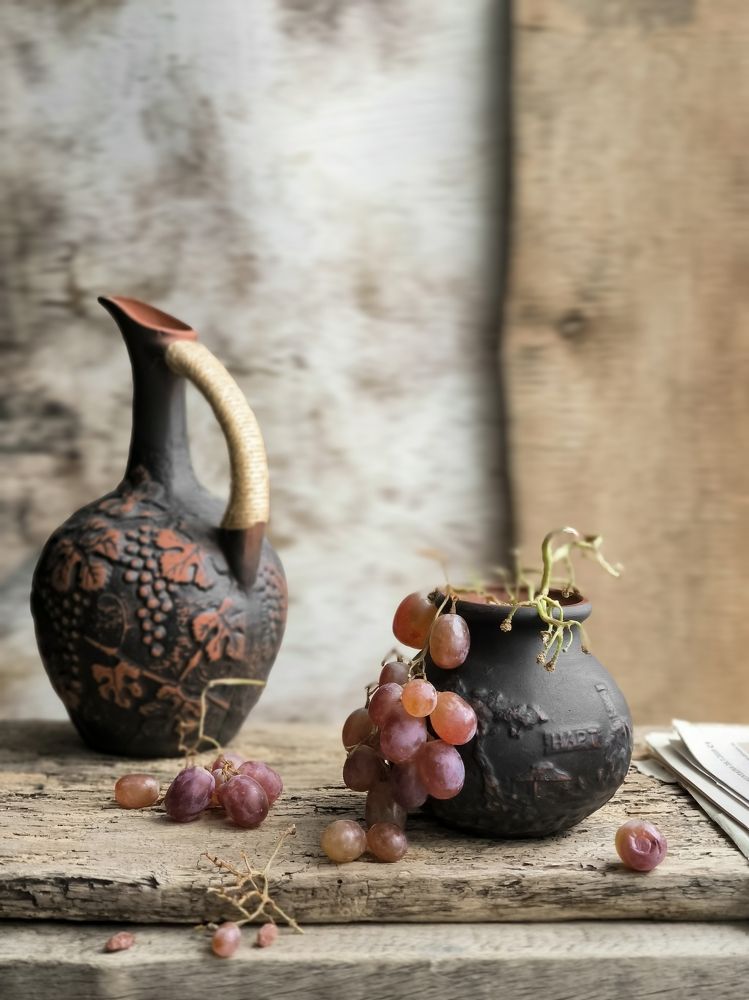 Керамика и виноград