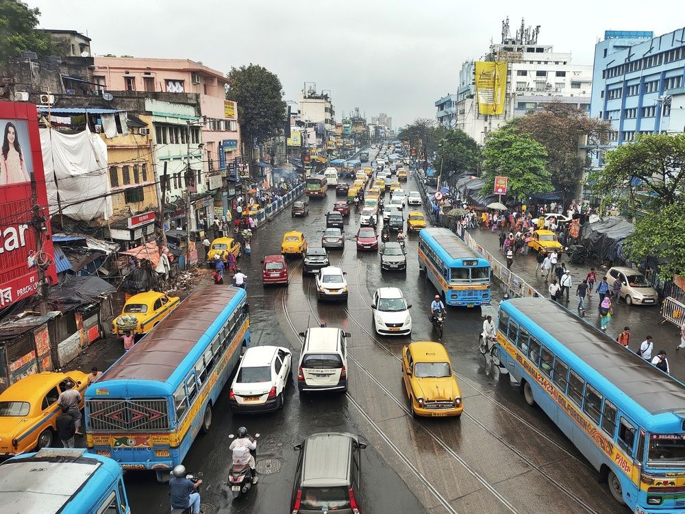 Wheels turn, and the city breathes