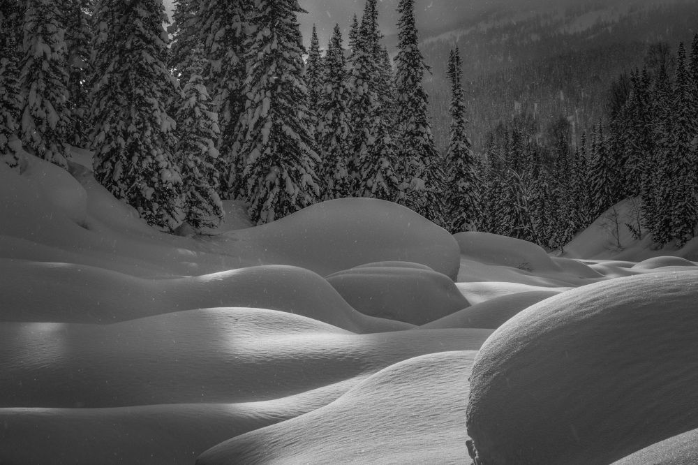 Казыр зимой