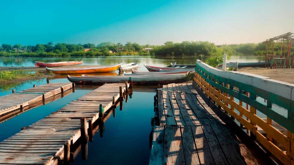 AMANECER EN LA CIENAGA DE LA VIRGEN - Cartagena COlombia