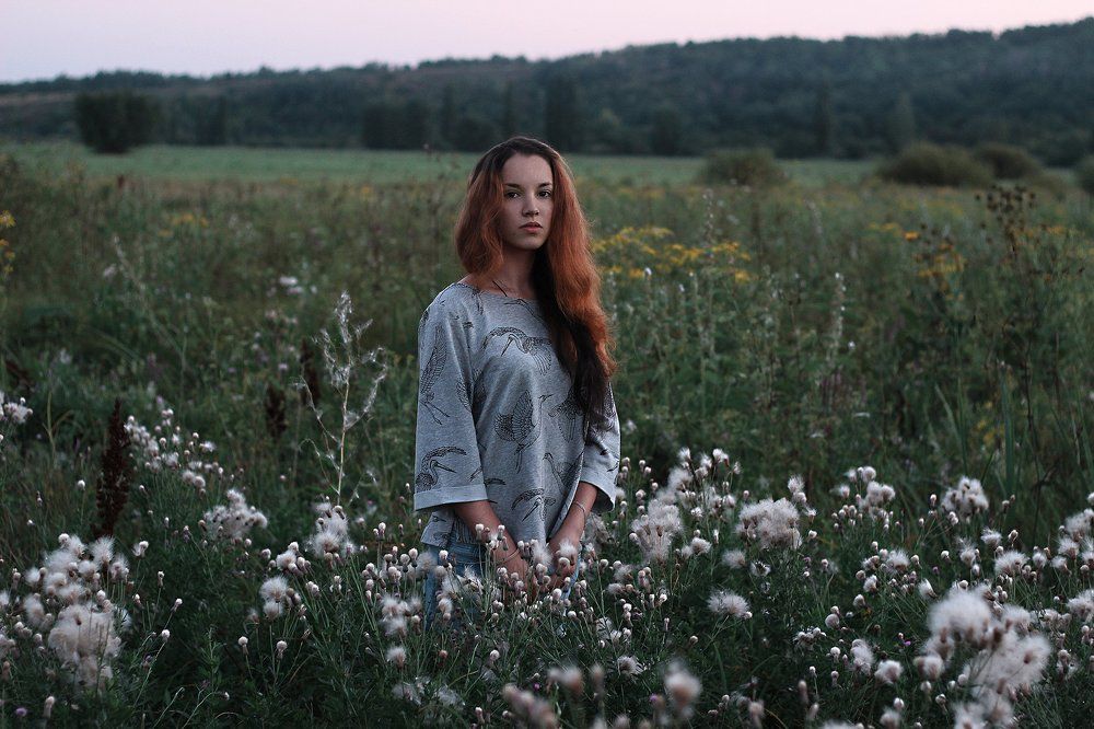 В мягком свете заката