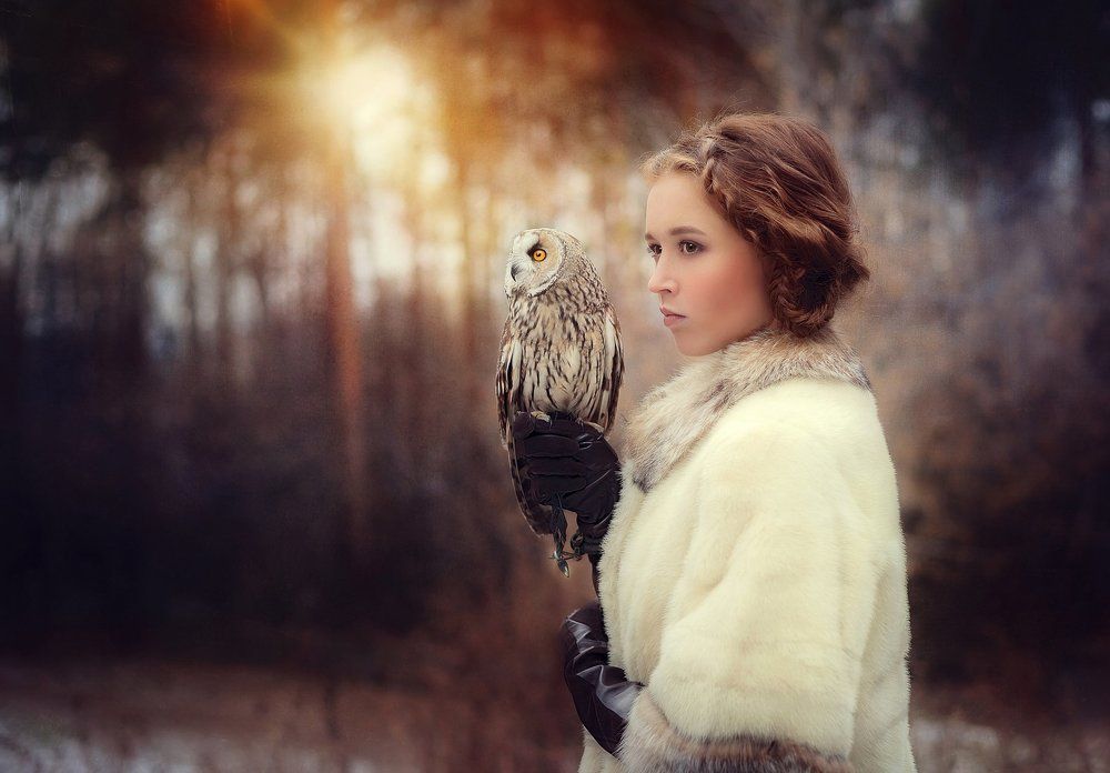 Юленька с совой