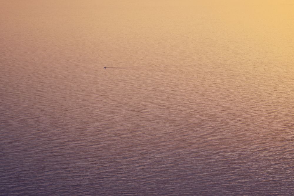 Средиземное море майским вечером