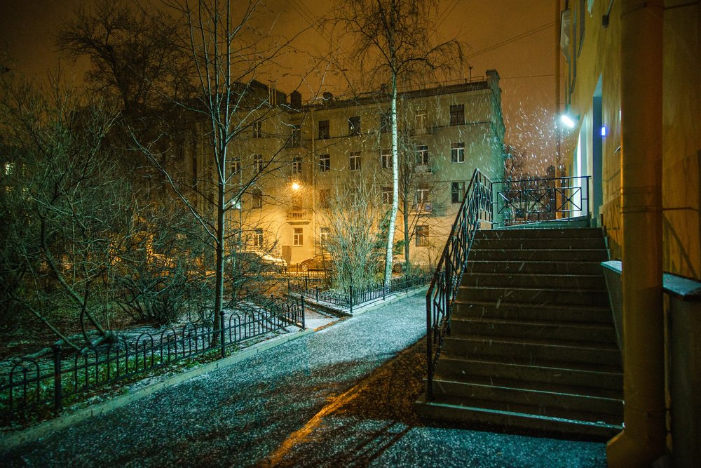 Зима на Петроградке