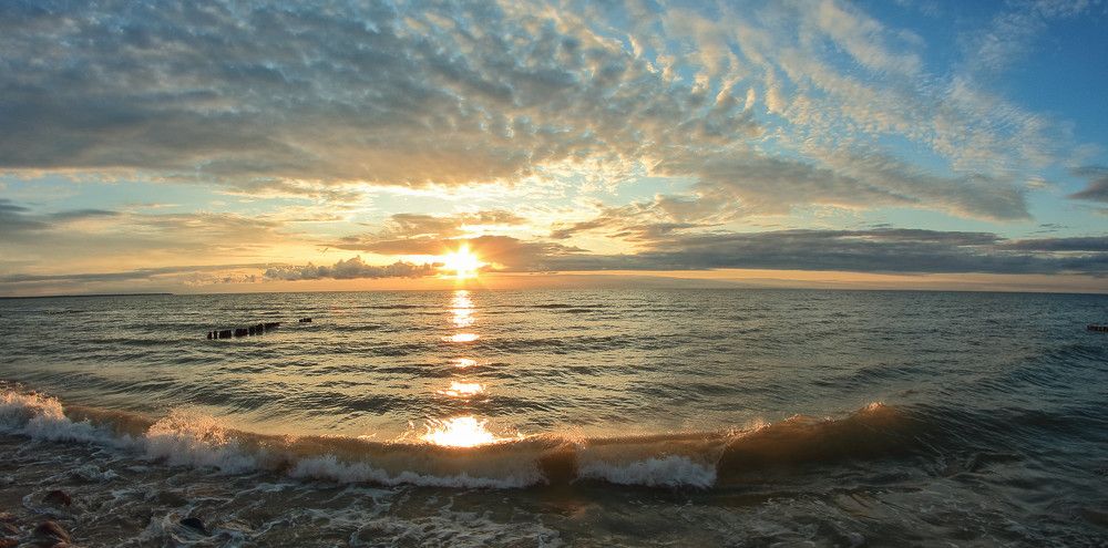 Балтика, Закат.