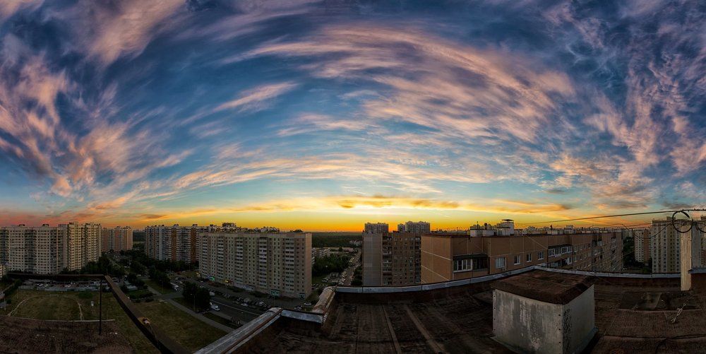 Рассвет на крыше