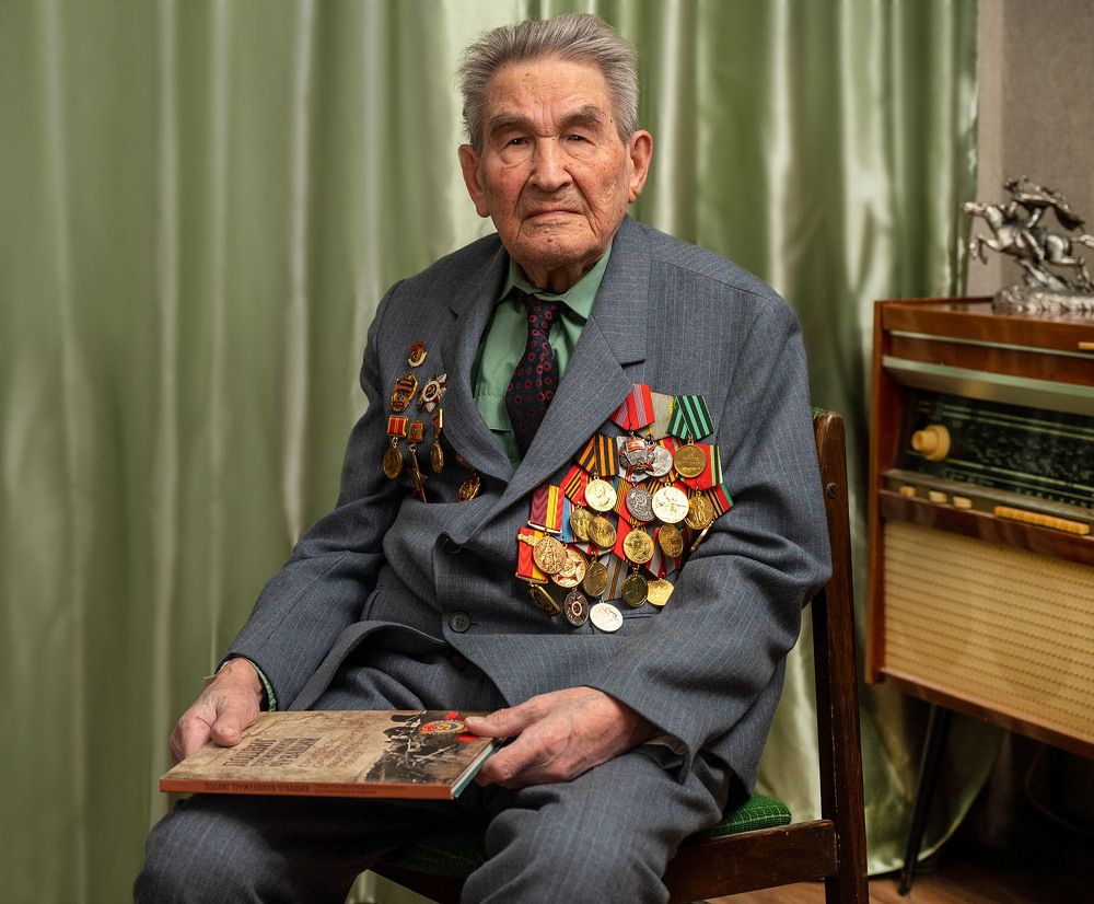 Участник ВОВ Михаил Сорокин. 100 лет