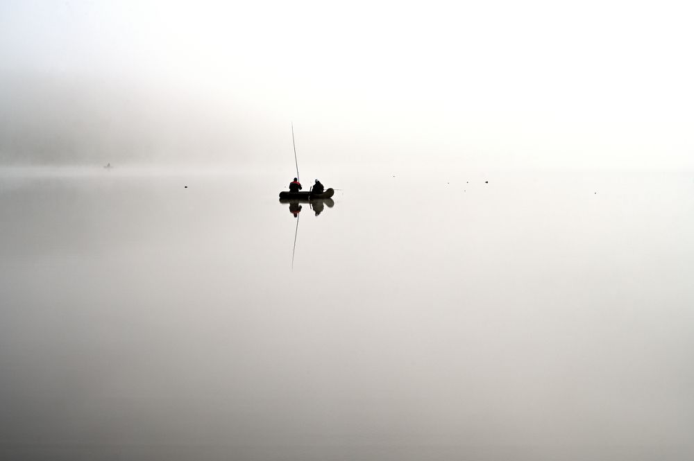 Туман рыбакам не помеха