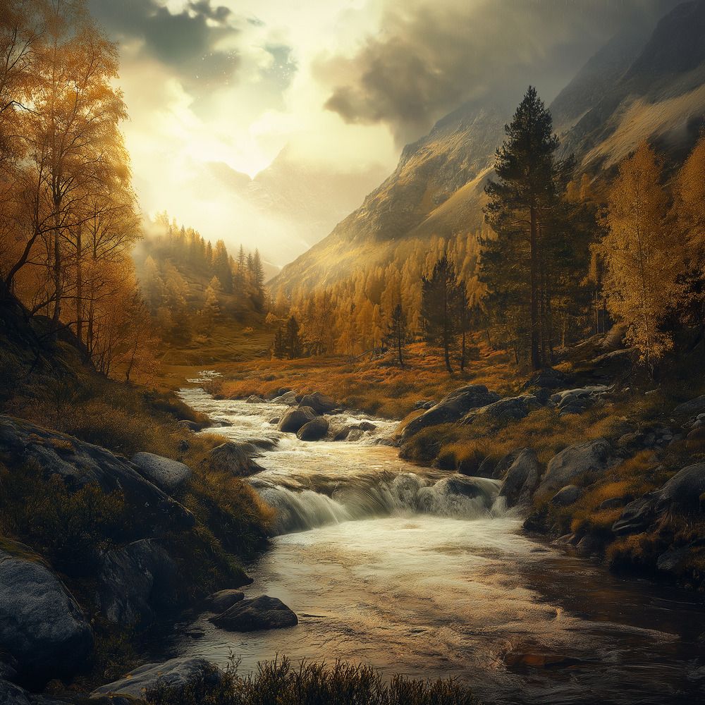 Пейзаж нейросеть