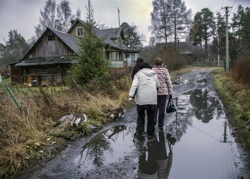 Встречая гостей.