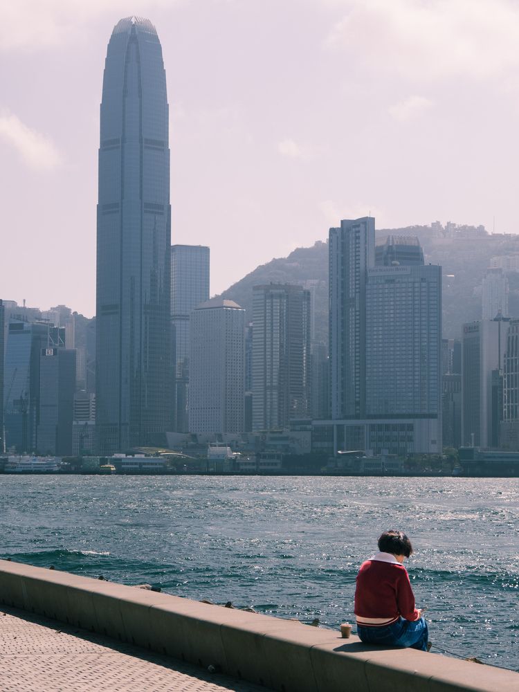 Waterfront life of Hong Kong