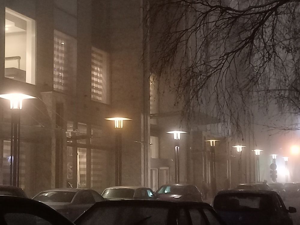 Туман в городе