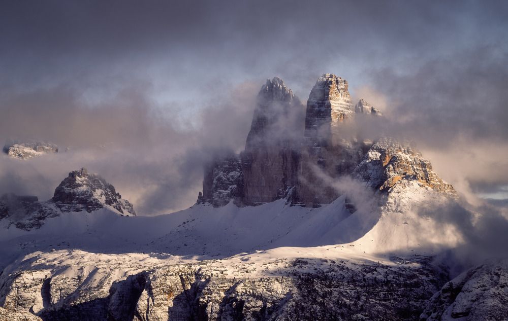 Three Peaks after a storm