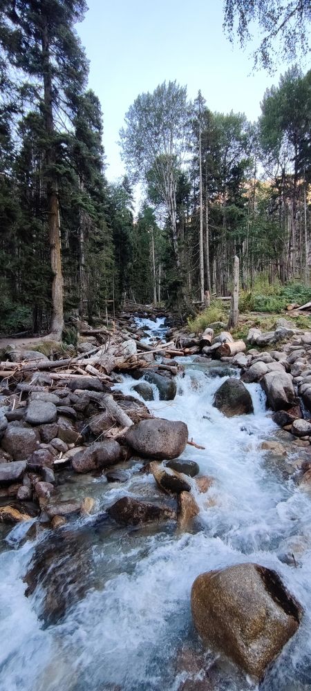 Дикий нрав горной реки