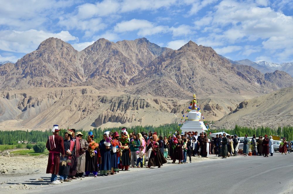 Blessing of new Stupa