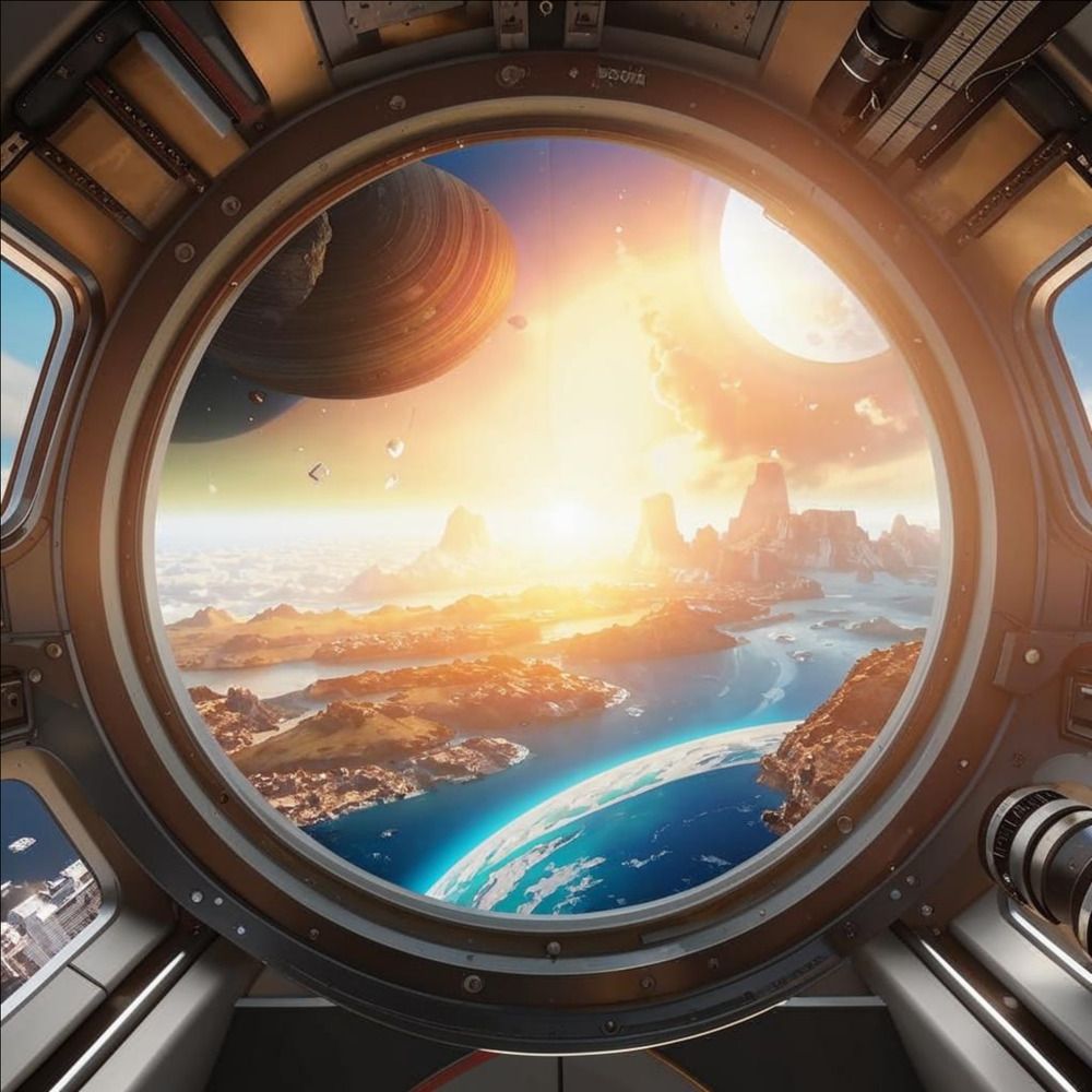 Пейзаж-дроны, концептуальная фотография