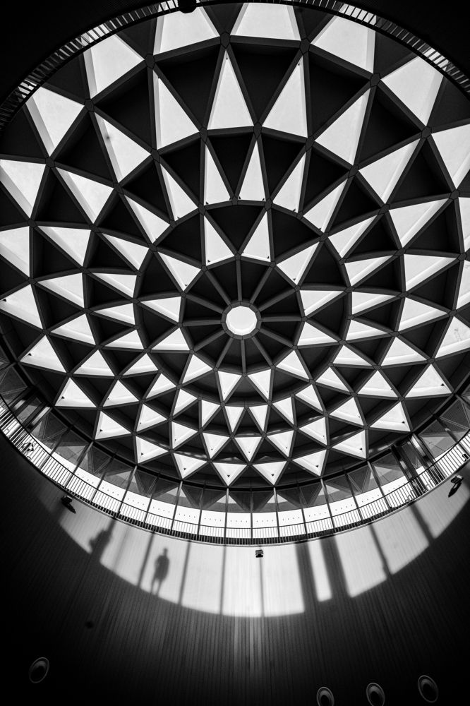 Ben Thanh Station Skylight: Light, Shadow, and Geometry