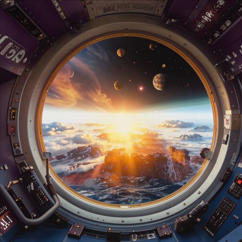 Пейзаж-дроны, концептуальная фотография