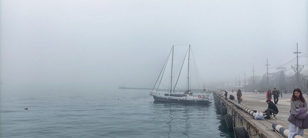 Берег в тумане...