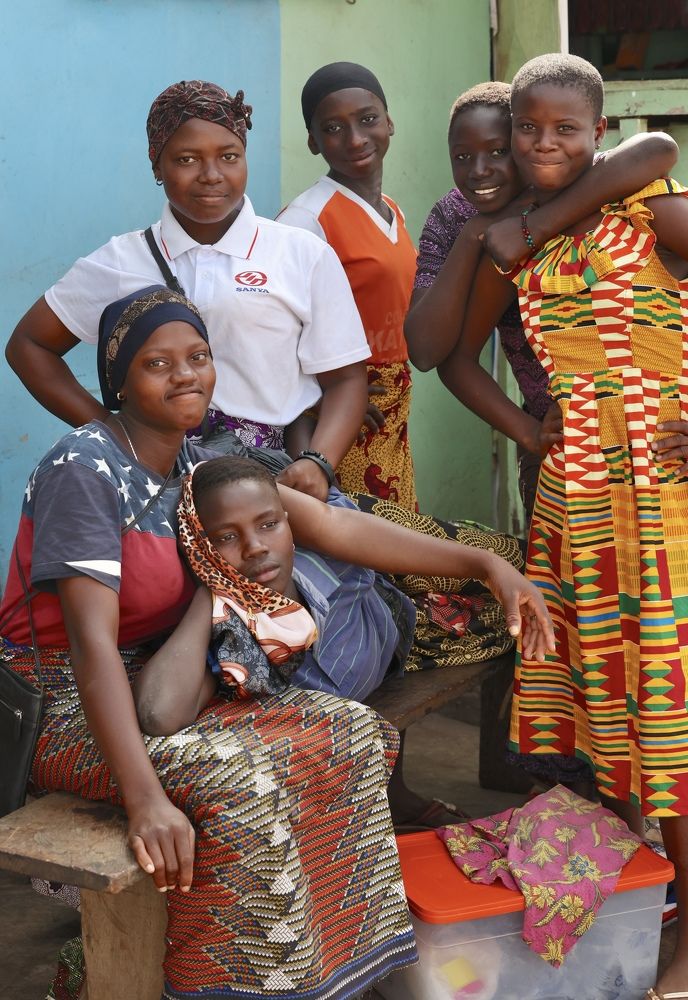 Африканские школьницы