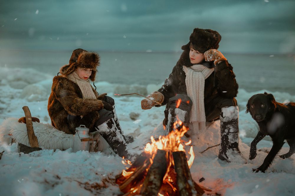 Зимняя рыбалка на Балтийском море