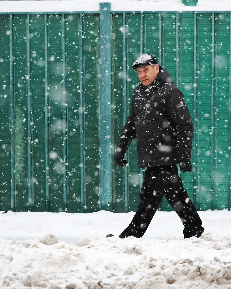 Эстетика городского снегопада