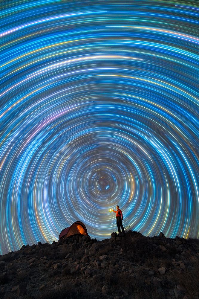 Camping with Startrails